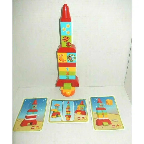 Lego Toys Lego Duplo 815 My First Rocket Complete Set Moon
